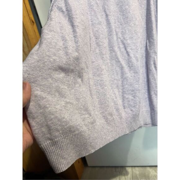 A New Day Purple Crewneck Long Sleeve Top Woman’s Size XXL - Picture 2 of 7